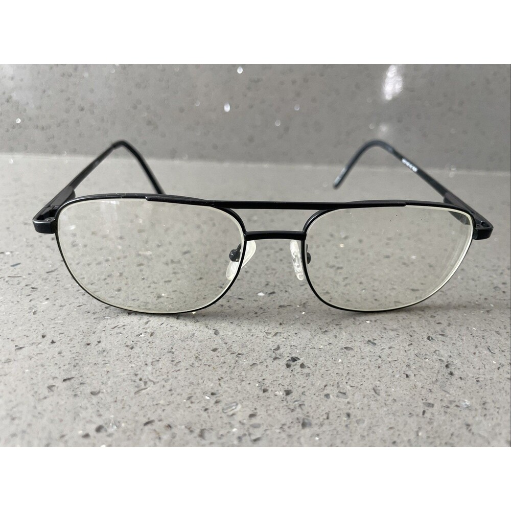 Monel Jubilee J-5803 Metal Eye Glasses Frames ONLY 56-19-145 Black Aviator